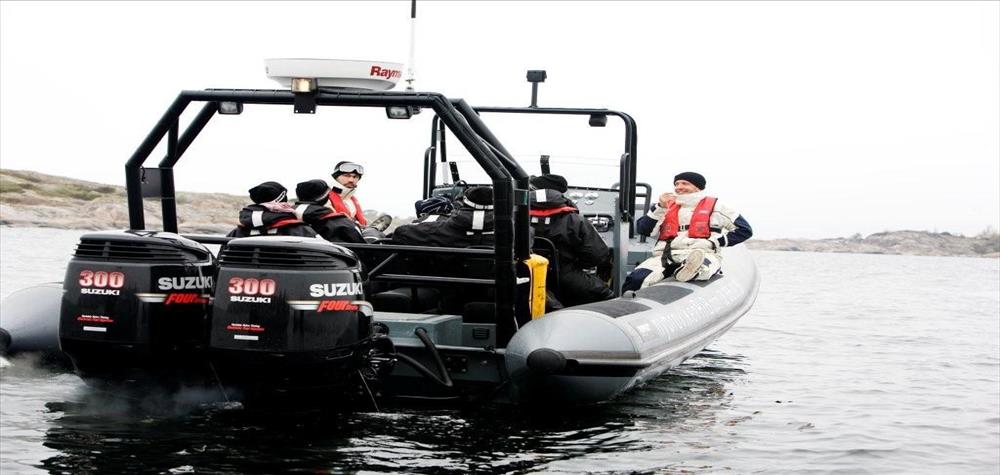 Åk ribbåt i Stockholm - RIB-Sightseeing (1-24 personer)