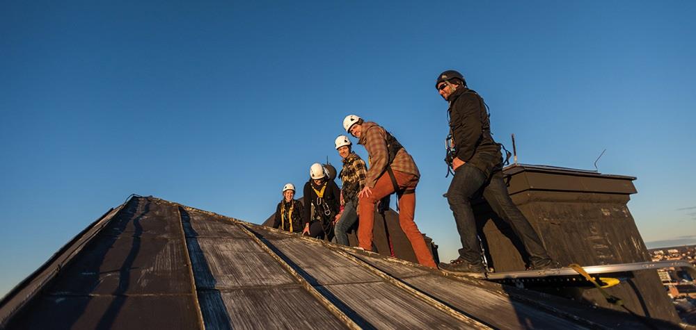 Takvandring i Uppsala på Uppsala Slott för två 