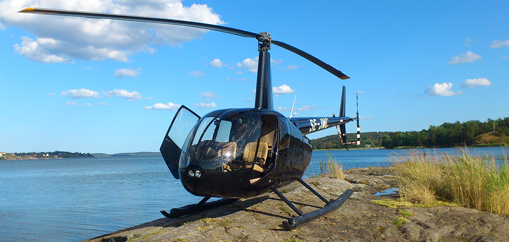 Helikoptertur över Stockholm (för grupper, från 8 pers)