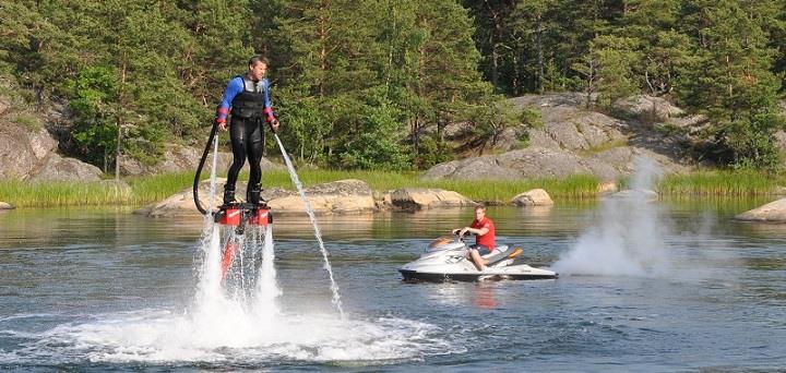 Flyboard i Stockholm 