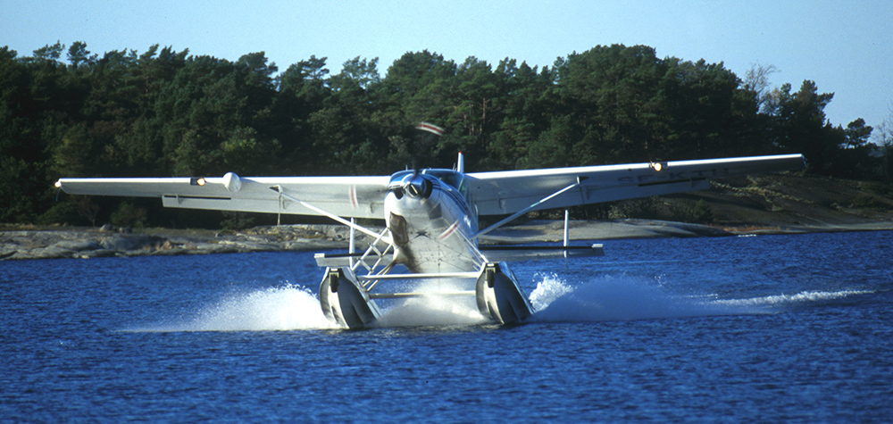 Provflyg ett Sjöflygplan